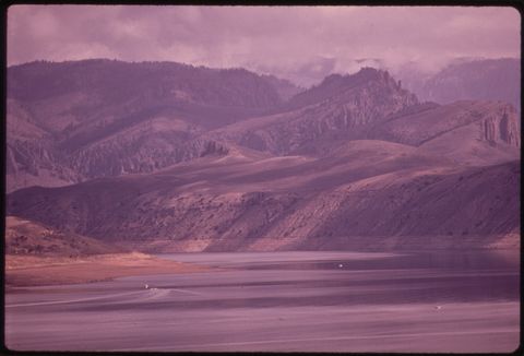 BLUE MESA RESERVOIR CREATED BY THE DAMMING OF GUNNISON RIVER - NARA - 543643.jpg