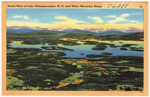 Aerial view of Lake Winnipesaukee, N.H. and White Mountain Range (76281).jpg